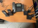 Panasonic vaste telefoon, 2 handsets, 2 headsets z.g.a.n!, Ophalen of Verzenden, Zo goed als nieuw, 4 handsets of meer