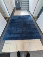 Diepblauw Hoogpolig Tapijt, Ophalen, Blauw, 200 cm of meer, Zo goed als nieuw