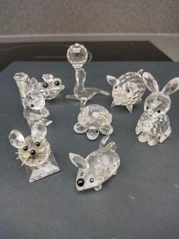Swarovski Kristal Dieren Figuurtjes Set beschikbaar voor biedingen