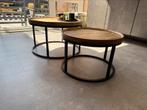 Set salontafels: doe een leuk bod!, Huis en Inrichting, Tafels | Salontafels, Ophalen, Rond, 50 tot 100 cm, Zo goed als nieuw