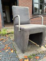 Eetkamer stoelen taupe vegan leer 4 stuks, Overige materialen, Gebruikt, Modern, strak, comfortabel, Overige kleuren