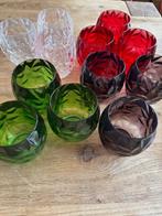 Mario Luca Giusti  Set 12 Glasses Synthetic Crystal, Huis en Inrichting, Keuken | Servies, Ophalen of Verzenden, Zo goed als nieuw