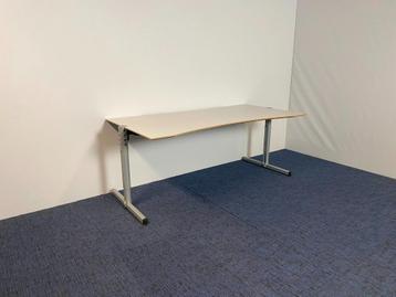 6 x Cockpit bureau Gispen, muisgrijs blad, 180 x 90/76 cm. beschikbaar voor biedingen