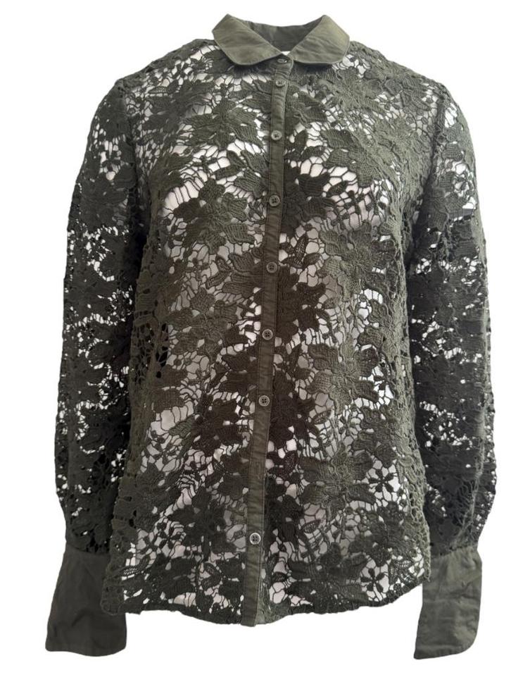 Essentiel Antwerp blouse M, Kleding | Dames, Blouses en Tunieken, Zo goed als nieuw, Maat 38/40 (M), Groen, Ophalen of Verzenden