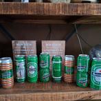 12 oude Heineken blikken vol, Ophalen, Flesje(s), Heineken