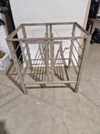 Rvs onderstel voor oven of combisteamer, Ophalen, Gebruikt, 60 cm of meer