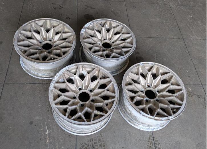 Pontiac Firebird 15x7 Snowflake velgen 1977-1979, Auto-onderdelen, Banden en Velgen, Velg(en), 15 inch, Personenwagen, Gebruikt