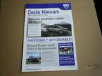 Dacia Nieuws Alle Modellen + Prijzen 2013 8 pag., Boeken, Overige merken, Zo goed als nieuw, Verzenden