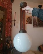 Art Deco bol lamp hanglamp vintage antiek opaline, Ophalen of Verzenden