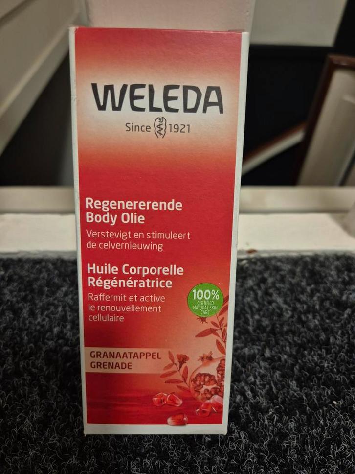Weleda Regenererende Body Olie Granaatappel - Nieuw!, Sieraden, Tassen en Uiterlijk, Uiterlijk | Lichaamsverzorging, Nieuw, Bodylotion, Crème of Olie