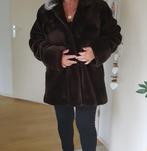 Bruine imitatie bontjas, Ophalen of Verzenden, Zo goed als nieuw