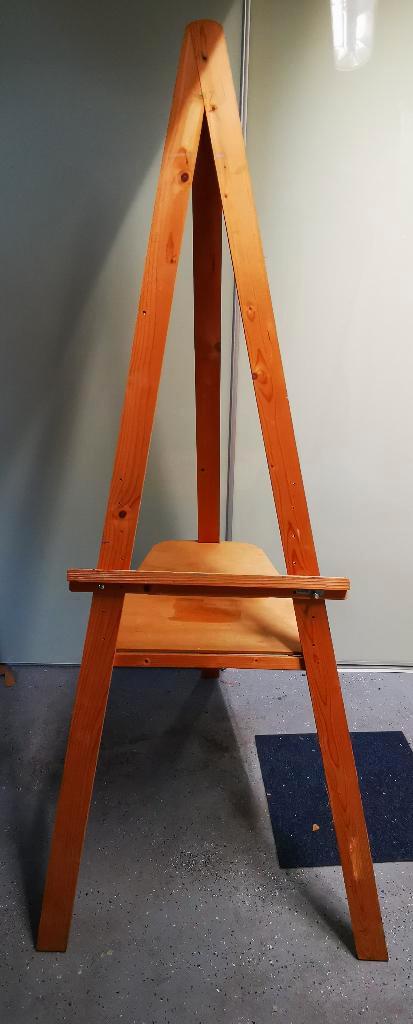 Professionele houten atelier schildersezel ezel staand model, Hobby en Vrije tijd, Schilderen, Gebruikt, Ezel, Ophalen