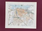 NIJMEGEN 1917 originele plattegrond ANWB, Nederland, Gelezen, Ophalen of Verzenden, 1800 tot 2000