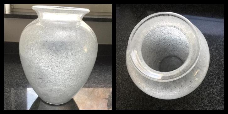 Vintage gelijk nieuw grote vaas melkglas, Huis en Inrichting, Woonaccessoires | Vazen, Zo goed als nieuw, Overige kleuren, Minder dan 50 cm