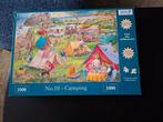 Legpuzzel Camping, Hobby en Vrije tijd, Denksport en Puzzels, Ophalen, 500 t/m 1500 stukjes, Zo goed als nieuw, Legpuzzel