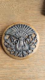 Djokja oude zilveren broche pauwen, Sieraden, Tassen en Uiterlijk, Antieke sieraden, Ophalen of Verzenden, Zilver