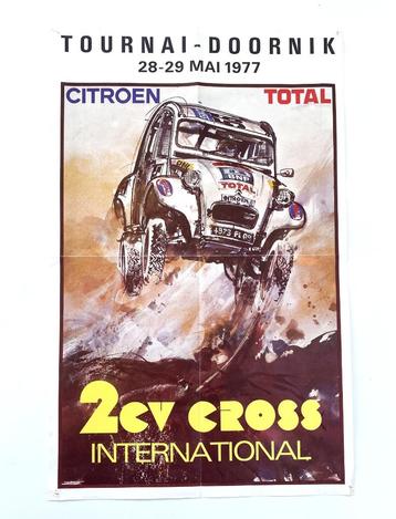Citroën 2CV Cross International poster beschikbaar voor biedingen