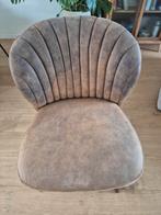 Mooie decoratieve stoel - amper gebruikt!, Ophalen, Bruin, Zo goed als nieuw, Stof