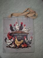 NIEUW! – TAS BEDRUKT MET VROLIJKE KIPPENAFBEELDING, Ophalen of Verzenden, Nieuw