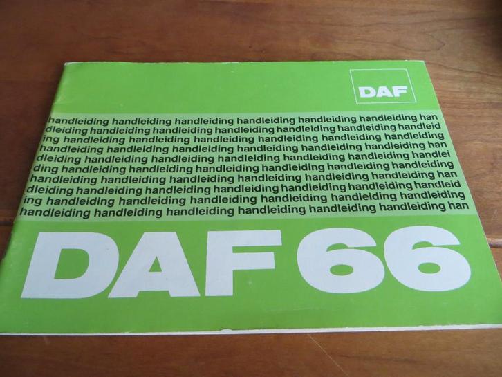 Instructieboek DAF 66 1100, DAF 66 1300  Marathon 10-1974, Auto diversen, Handleidingen en Instructieboekjes, Ophalen of Verzenden