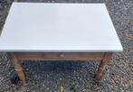grenen salontafel met lade 100 x 75 cm, Ophalen