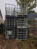 ibc kratten voor opslag haardhout, Doe-het-zelf en Verbouw, Kratten en Dozen, Ophalen, Gebruikt, 100 cm of meer, 60 cm of meer