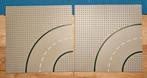 Lego 301-1 (2x 609p01) Curved Road Plates 32 x 32, Ophalen of Verzenden, Gebruikt, Complete set, Lego
