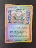 Trainer lanette's net search 87/100 reverse holo pokemon kaa, Ophalen of Verzenden, Zo goed als nieuw