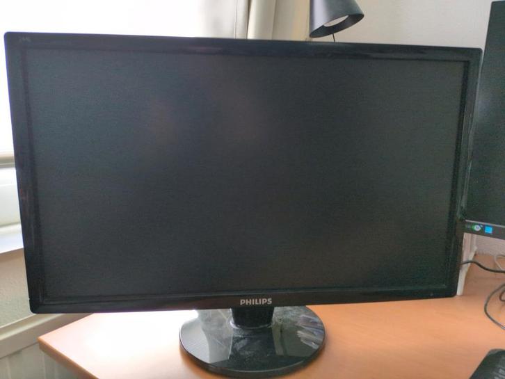 24 inch Monitor met Speakers - Philips 244E1, Computers en Software, Monitoren, Ophalen