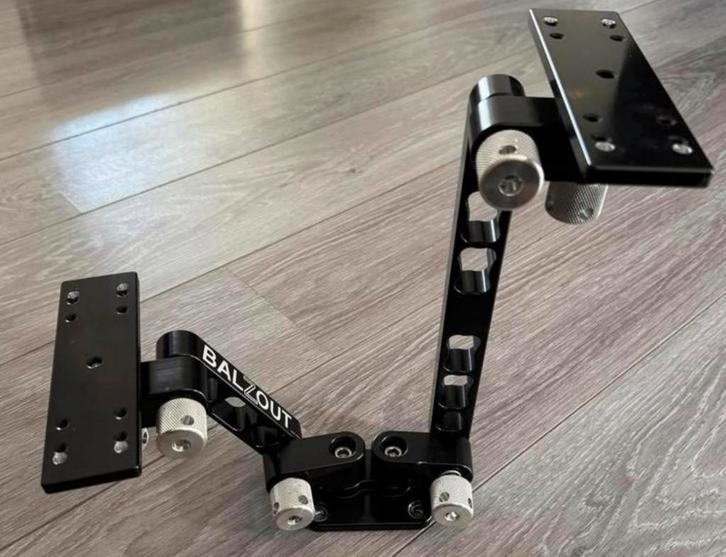 Dubbele Fishfinder Steun - Balzout Mount, Watersport en Boten, Navigatiemiddelen en Scheepselektronica, Zo goed als nieuw, Kaartplotter of Fish Finder