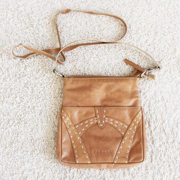 Mooi Vintage Leren Ferchi Tasje - 78 € 65,- beschikbaar voor biedingen