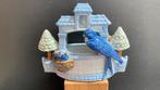 Nostalgisch Retro Beeldje Vogels in Mandje, Ophalen of Verzenden, Gebruikt, Dier