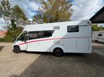 Sunlight T67 met lengtebedden, hefbed en trekhaak, Caravans en Kamperen, Standaard zit, Ringverwarming, Fiat, 7 tot 8 meter