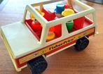 FISHER PRICE AUTO MET TREKHAAK + LITTLE PEOPLE 70TIES, Kinderen en Baby's, Speelgoed | Fisher-Price, Gebruikt, Auto of Voertuig