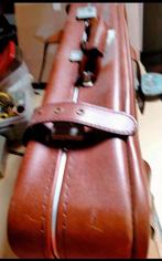 Vintage leren koffer, Gebruikt, 45 tot 55 cm, Slot, Leer