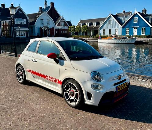 Fiat 595 Abarth 2018 Wit Abarth Nieuwe koppeling+distributie, Auto's, Fiat, Particulier, Benzine, Hatchback, Handgeschakeld, Geïmporteerd