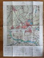 Mil. kaart Rotterdam 1951/achterz. Noordrijn-Westfalen 1945, Ophalen of Verzenden, Overige soorten, Nederland, Overige typen