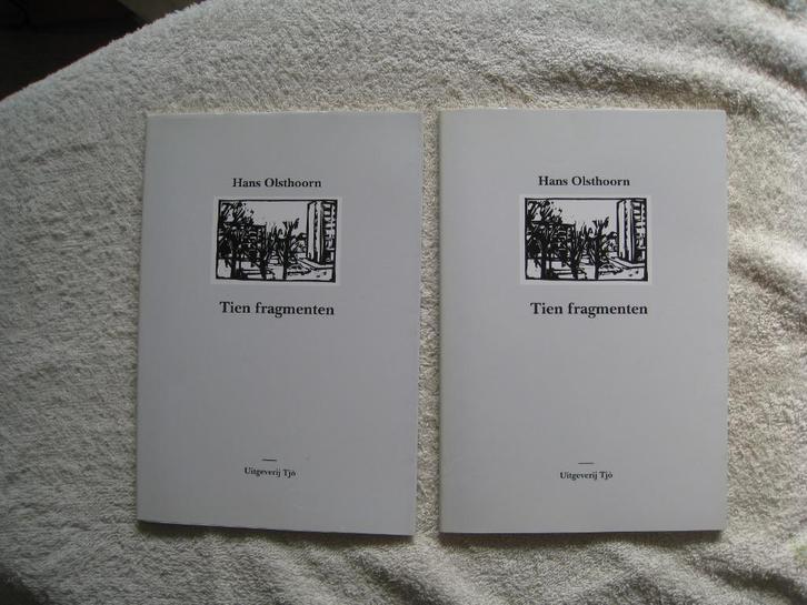 Hans Olsthoorn Tien fragmenten nr. 425 en 426, Boeken, Gedichten en Poëzie, Zo goed als nieuw, Eén auteur, Ophalen of Verzenden