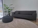 Design on Stock 3 zits bank Bloq met poef Barrell, Modern/Design, Metaal, Driepersoons, 75 tot 100 cm