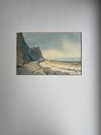 Aquarel van Ben van Voorn (1927-2004) Kaap Zwartenes, Antiek en Kunst, Kunst | Schilderijen | Abstract, Ophalen of Verzenden