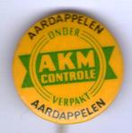 Aardappelen verpakt onder AKM controle button ( V_240 ), Verzamelen, Verzenden, Zo goed als nieuw, Merk, Speldje of Pin