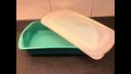 Tupperware lunchdoos lunchtrommel broodtrommel doos trommel, Huis en Inrichting, Keuken | Tupperware, Verzenden, Gebruikt, Groen