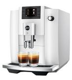 Jura E6 Piano white, Ophalen, Afneembaar waterreservoir, 10 kopjes of meer, Koffiebonen