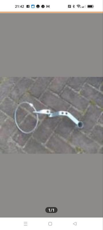 Stalen kabel aanhanger  beschikbaar voor biedingen