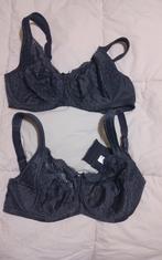 Antraciet kleurige miss Mary beugelbh Jacquard & Lace G80, Miss Mary, Ophalen of Verzenden, Grijs, BH