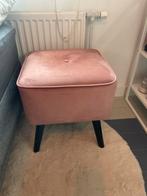 Roze Krukje Loods 5, Huis en Inrichting, Banken | Voetenbanken en Poefen, Ophalen, Minder dan 50 cm, Vierkant, Zo goed als nieuw