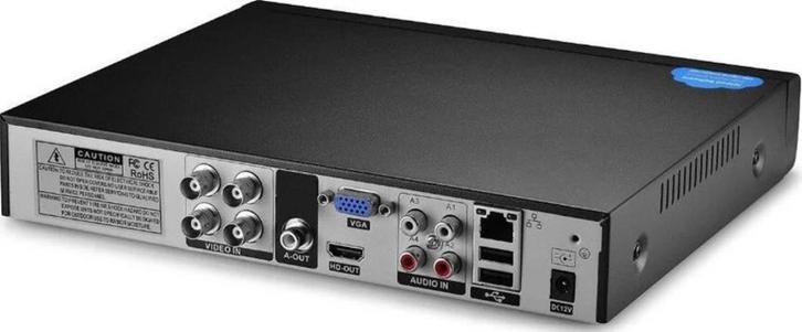 DVR Recorder 4 Kanaals 4CH Hoge Resolutie DVR H.264, Audio, Tv en Foto, Videobewaking, Zo goed als nieuw, Buitencamera, Ophalen of Verzenden