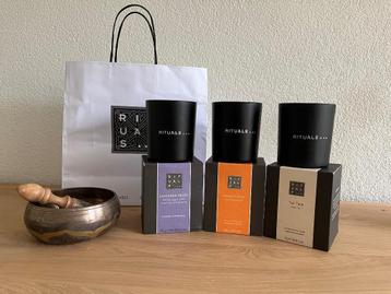 Rituals kaarsen Lavender fields, Tea time, Sweet sunrise beschikbaar voor biedingen