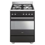 SMEG SNLK61MA9 gasfornuis wokbrander heteluchtoven, Witgoed en Apparatuur, Fornuizen, Ophalen, Gebruikt, 60 cm of meer, 4 kookzones