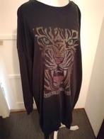 Alix the label tiger sweatdress S sweater dress jurk, Kleding | Dames, Alix the label, Verzenden, Zwart, Zo goed als nieuw